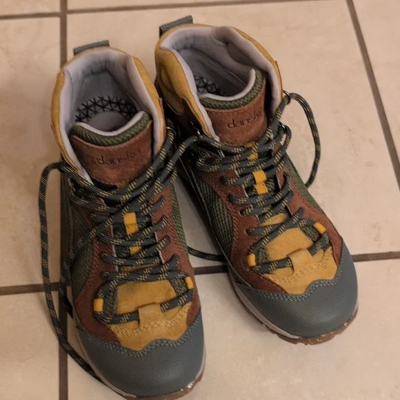 SOLD NEW Dansko Pine Posy Leather Hiking Boot Vibram Sole Size US 8.5 EU 39 - Picture 2 of 12